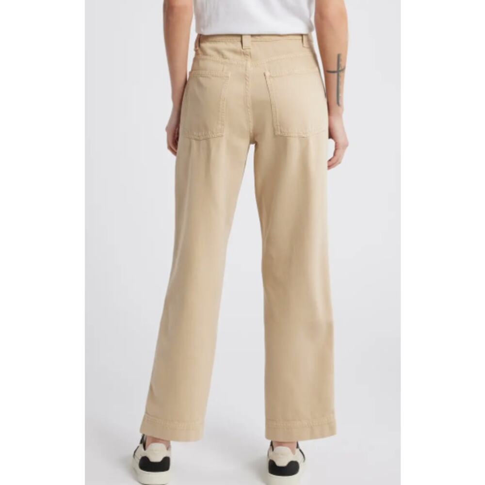 TREASURE AND BOND Womens Utility Casual Pants Size 8 Brown Cotton Blend NWT - Picture 3 of 10
